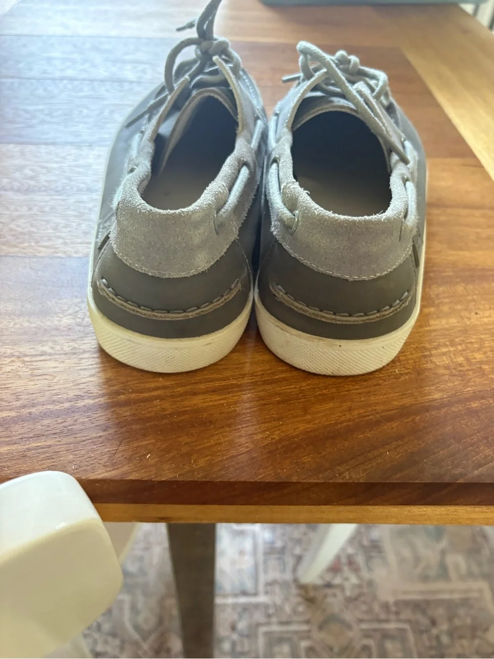 Lacoste keellson Men's Suede Boat Shoes in grey